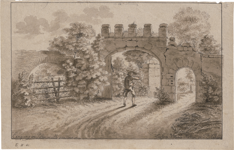 Lot 6682, Auction 126, Erhard, Johann Christoph, Eingangstor der Ruine Pillenreuth von innen