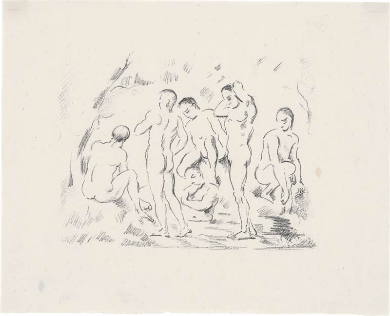 Lot 7000, Auction  126, Cézanne, Paul, Les Baigneurs (petite planche)