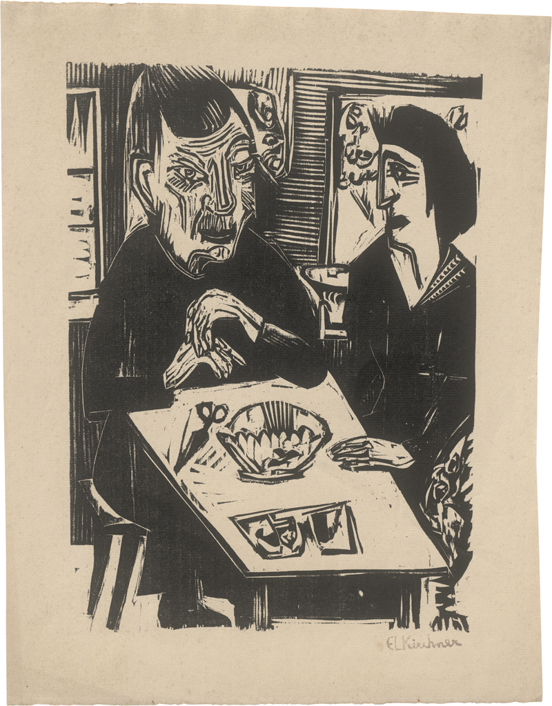 Lot 7055, Auction  126, Kirchner, Ernst Ludwig, Alte und junge Frau
