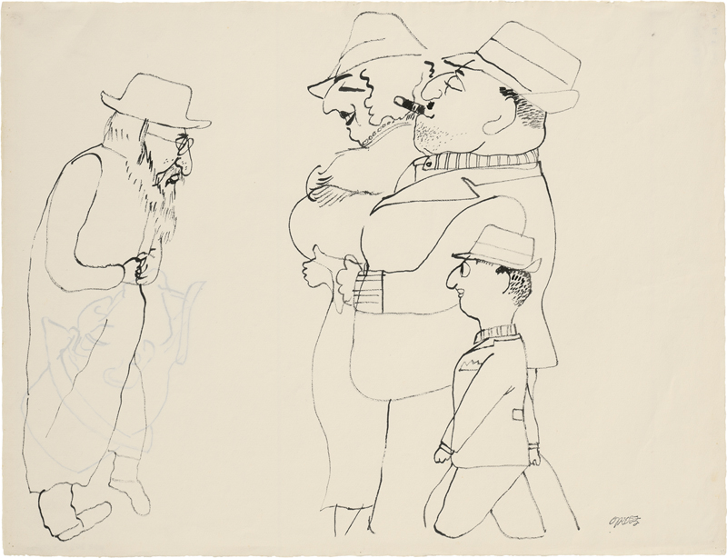 Lot 7094, Auction 126, Grosz, George, Street Scene, New York