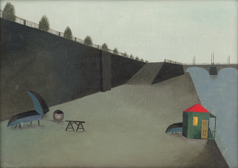 Lot 7163, Auction  126, Beneš, Vlastimil, Haus am Fluss