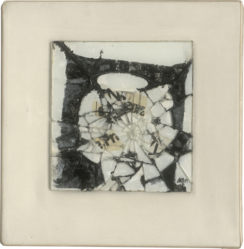 Lot 7173, Auction  126, Koehler, Reinhold, Figur im Feld (Contre-Collage)