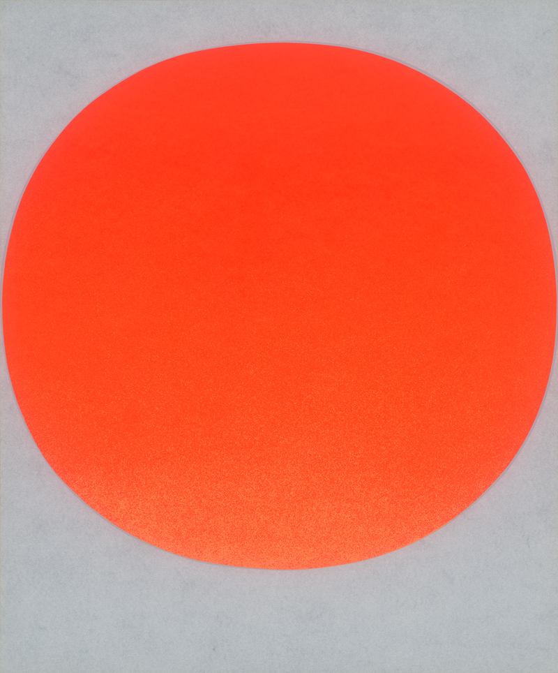 Lot 7198, Auction  126, Geiger, Rupprecht, orange-roter Kreis auf silber