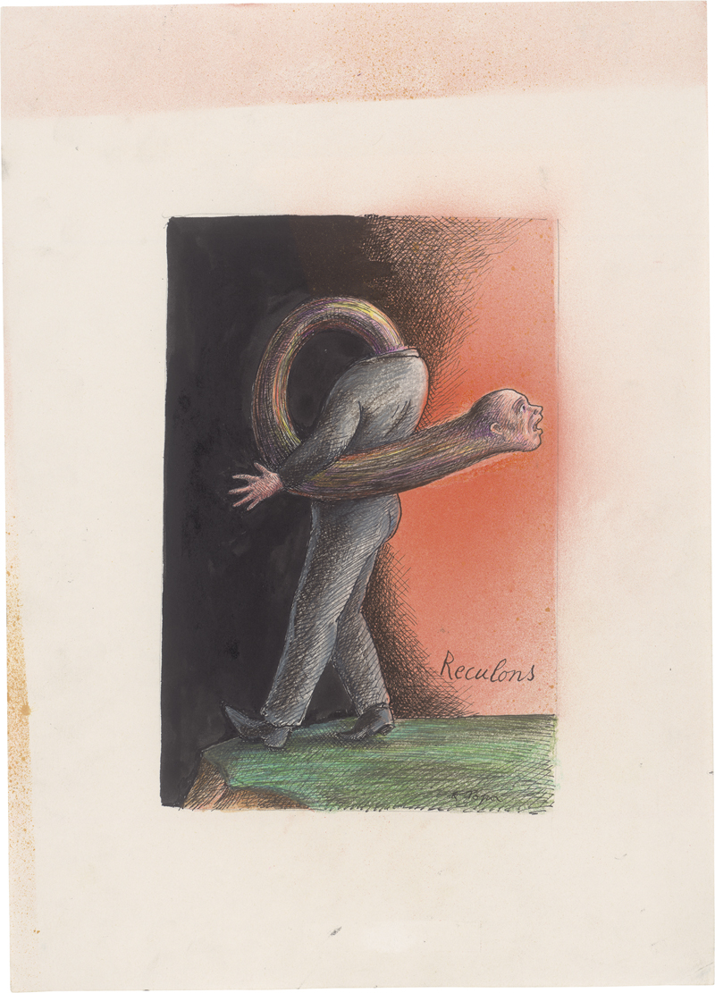 Lot 7218, Auction 126, Topor, Roland, Reculons