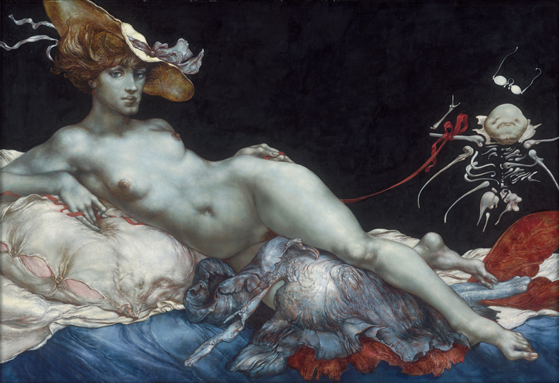 Lot 7246, Auction 126, Zander, Heinz, Liegende mit schwebenden Gebeinen