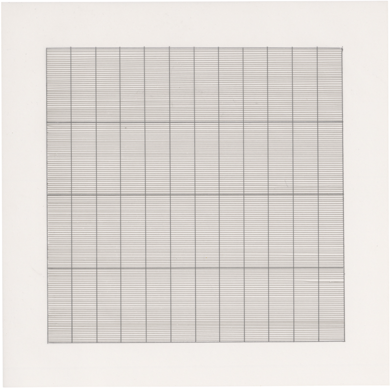 Lot 7252, Auction 126, Martin, Agnes, Paintings and drawings 1974-1990