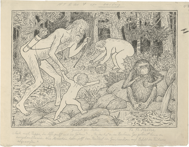 Lot 8123, Auction 126, Heine, Thomas Theodor, Zurück zur Natur