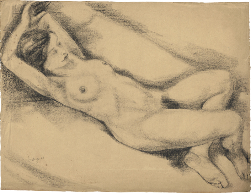 Lot 8134, Auction 126, Isenburger, Eric, Liegender weiblicher Akt