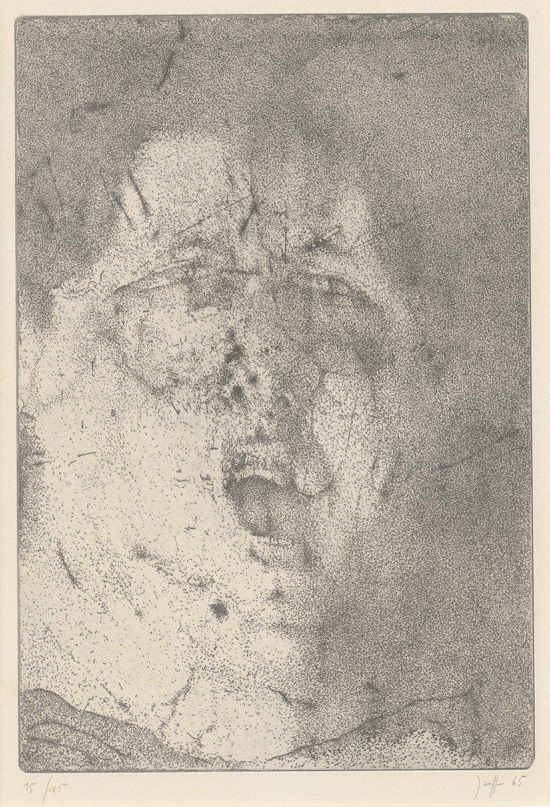 Lot 8135, Auction 126, Janssen, Horst, Selbst dramatisch