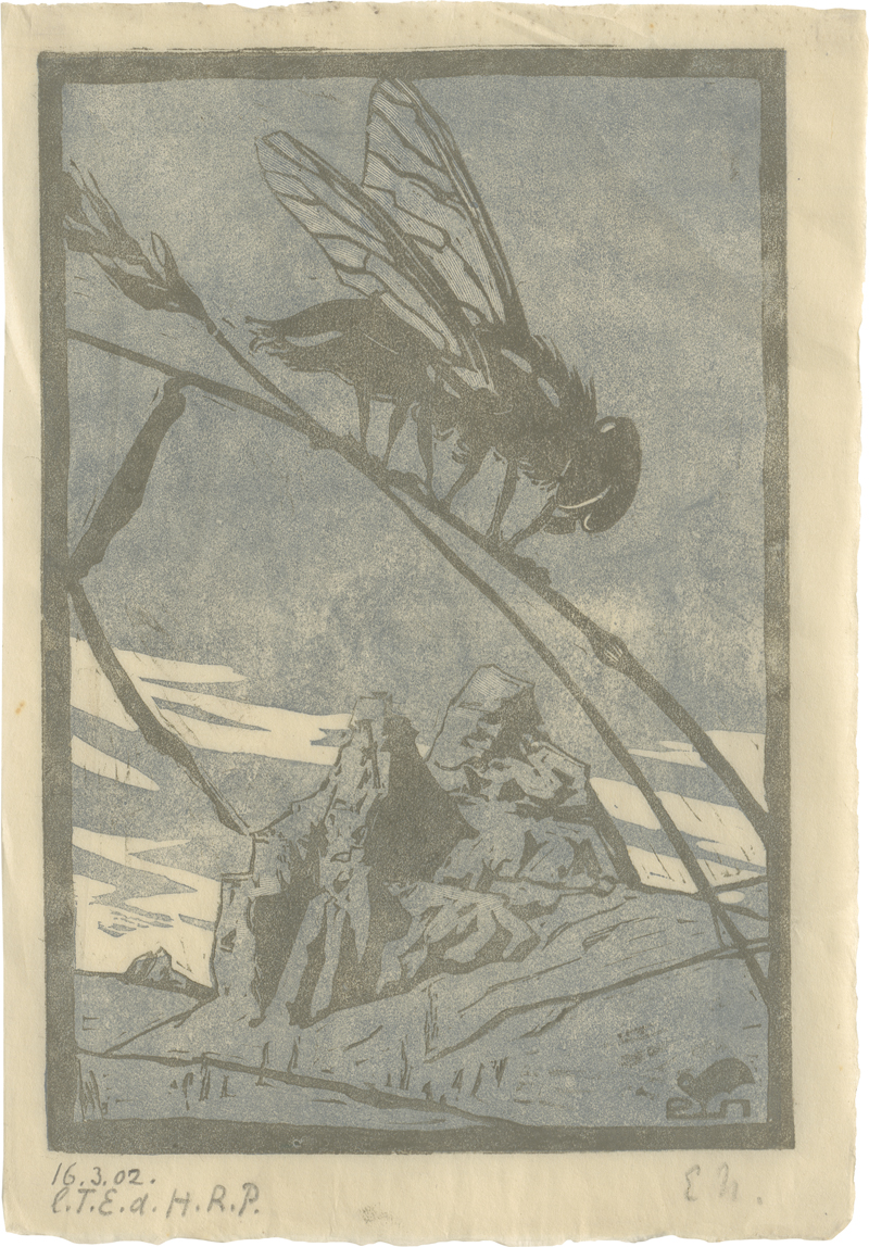 Lot 8203, Auction 126, Neumann, Ernst, Gondeln; Die Fliege (2x)