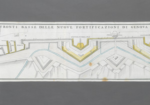 Lot 135, Auction  127, Fronti Basse, nouove fortificazioni di genova verso la foce del bisagno