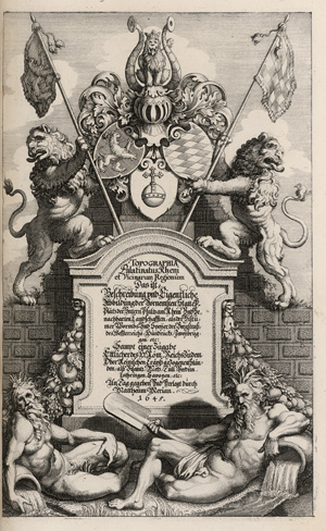 Los 165 - Merian, Matthäus - Sammelband mit 3 Topographien - 3 - thumb