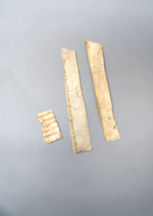 Los 1007 - Iunianus Iustinus, Marcus - Fragment aus den Historiarum Philippicarum libri XLIV des Pompeius Trogus. Lateinische Handschrift auf Pergament - 3 - thumb