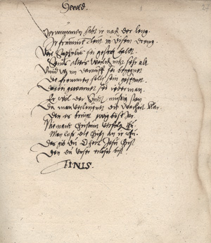 Los 1030 - Dialogus oder gesprech von dem absterben - Friderici Staphyli. Deutsche Handschrift auf Papier. Um 1600. - Abschrift - 0 - thumb