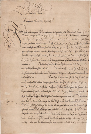 Los 1032 - Conrad, Balthasar - Traktat von der Glaubwürdigkeit und Unverfälschtheit der katholischen Lehre. Deutsche Handschrift auf Papier - 0 - thumb