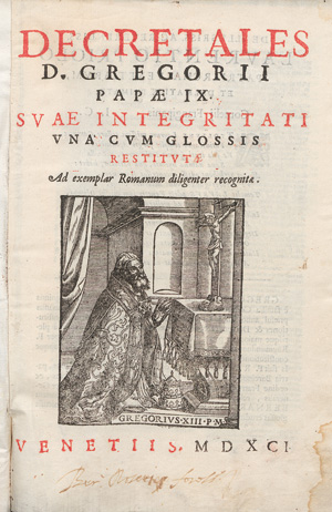Lot 1126, Auction  127, Gregor IX., Decretales suae integrati