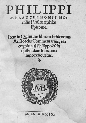 Lot 1164, Auction  127, Melanchthon, Philipp, Moralis philosophiae epitome