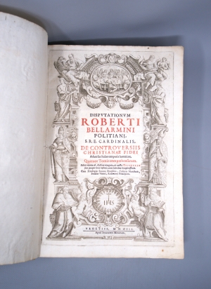 Los 1230 - Bellarmino, Roberto Francesco Romolo - De controversiis Christianae fidei aduersus huius temporis haereticos, quator tomis comprehensarum - 2 - thumb
