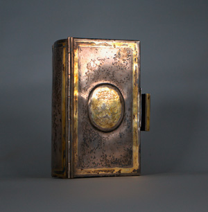 Lot 2027, Auction  127, Barocker Silbereinband mit 2 Eignermonogrammen, auf den Deckeln und breiter Schließe