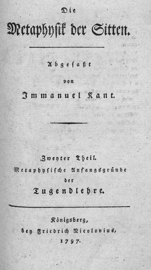 Los 2180 - Kant, Immanuel - Metaphysische Anfangsgründe der Rechtslehre [und:] Metaphysische Anfangsgründe der Tugendlehre - 0 - thumb