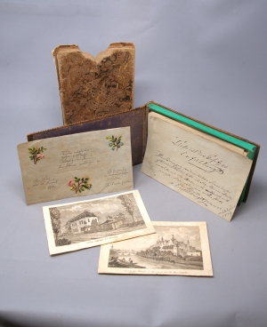 Los 2541 - Stammbuch-Kassette - eines jungen Herrn Zehme aus Kreypau bei Leuna. 1806-1819 - 1 - thumb