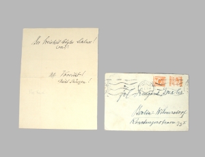 Los 2563 - Freud, Sigmund - Eigenhändiges Diagramm über "Sexualerlebnisse unter Affekt". 1926 - 2 - thumb