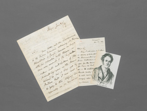 Los 2566 - Herschel, Sir John F. W. - 2 Briefe an Fachkollegen. 1839-1864 - 0 - thumb