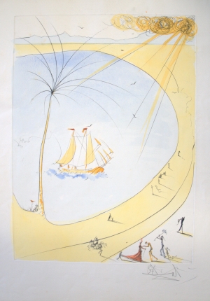 Los 3071 - Dali, Salvador - 16 kolorierte und pochoir-kolorierte Original-Kaltnadelradierungen auf Arches-Velin - 13 - thumb