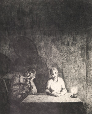 Lot 3263, Auction  127, Paunzen, Arthur, Sechs Radierungen zu Dostojewski's Raskolnikow