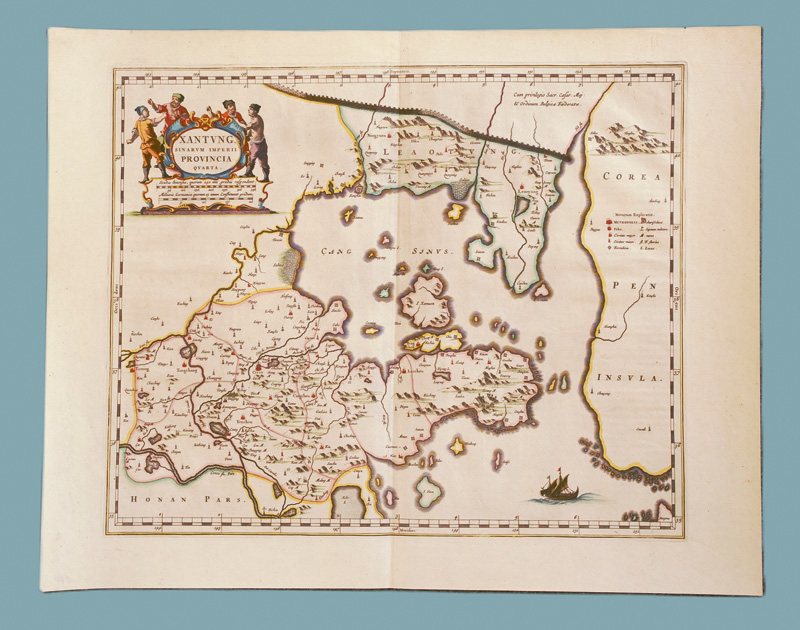 Lot 100, Auction 127, Blaeu, Joan, Xantung, Sinarum Imperii Provincia Quarta