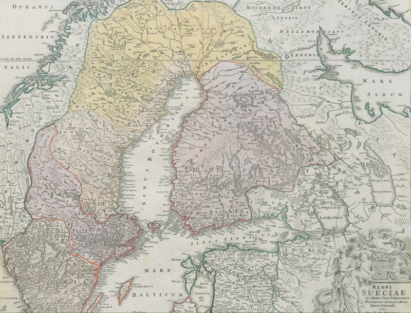 Lot 146, Auction 127, Homann, Johann Baptist, Regni Sueciae in omnes suas subjacentes Provincias accurate divisi