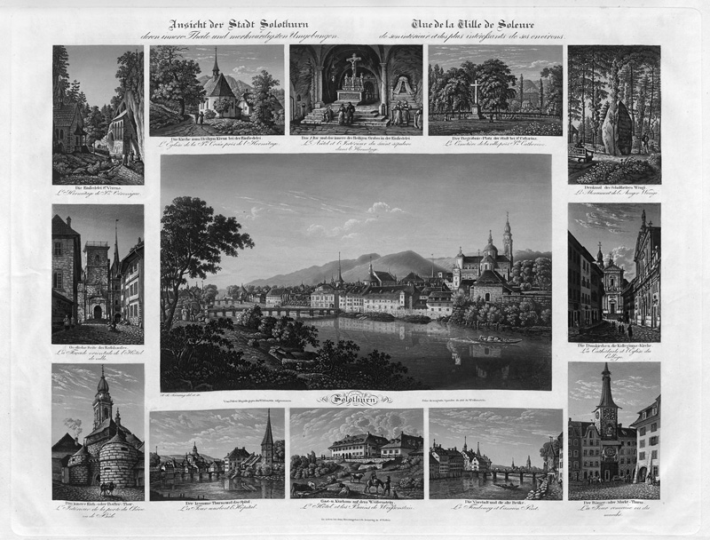 Lot 148, Auction 127, Isenring, Johann Baptiste, Ansicht der Stadt Solothurn