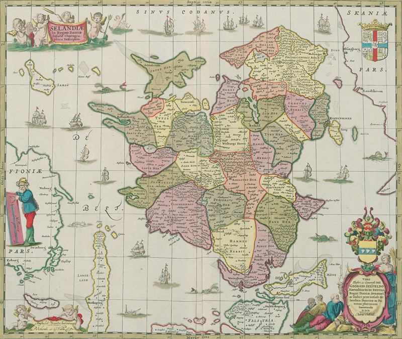 Lot 187, Auction  127, Schenk, Peter, Selandiae in Regno Daniae Insulae corographica descriptio