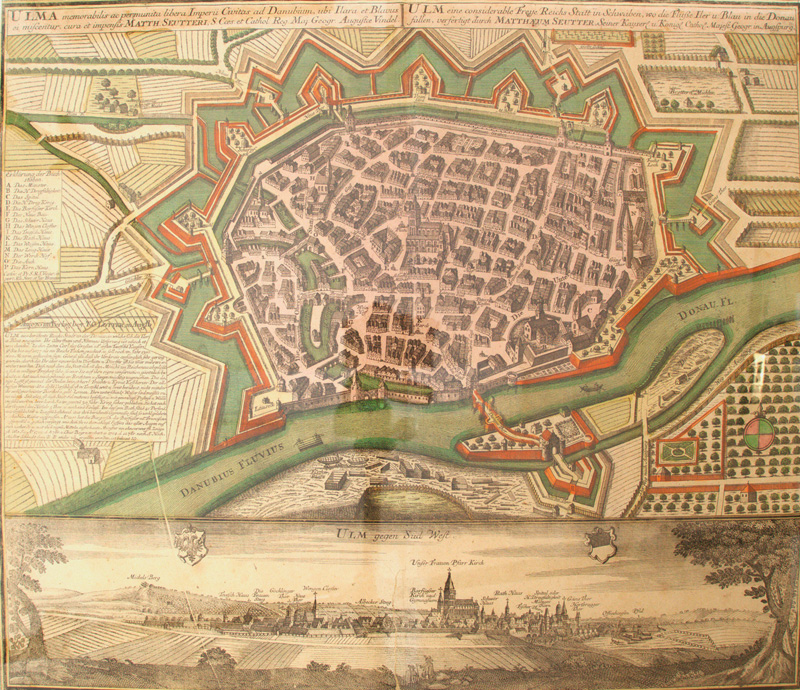 Lot 230, Auction 127, Seutter, Matthäus, Ulma memorabilis ac permunita libera imperii civitas ad danubium