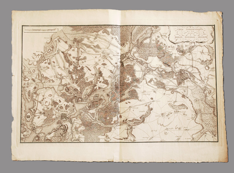 Lot 251, Auction 127, Klockhoff, H., Carte topographique des environs de Berlin, Potsdam & Spandow