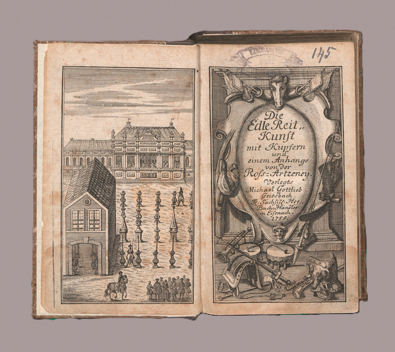 Lot 372, Auction 127, Griesbach, Michael Gottlieb, Edle Reit-Kunst mit Kupfern und einem Anhange von der Roß-Artzeney