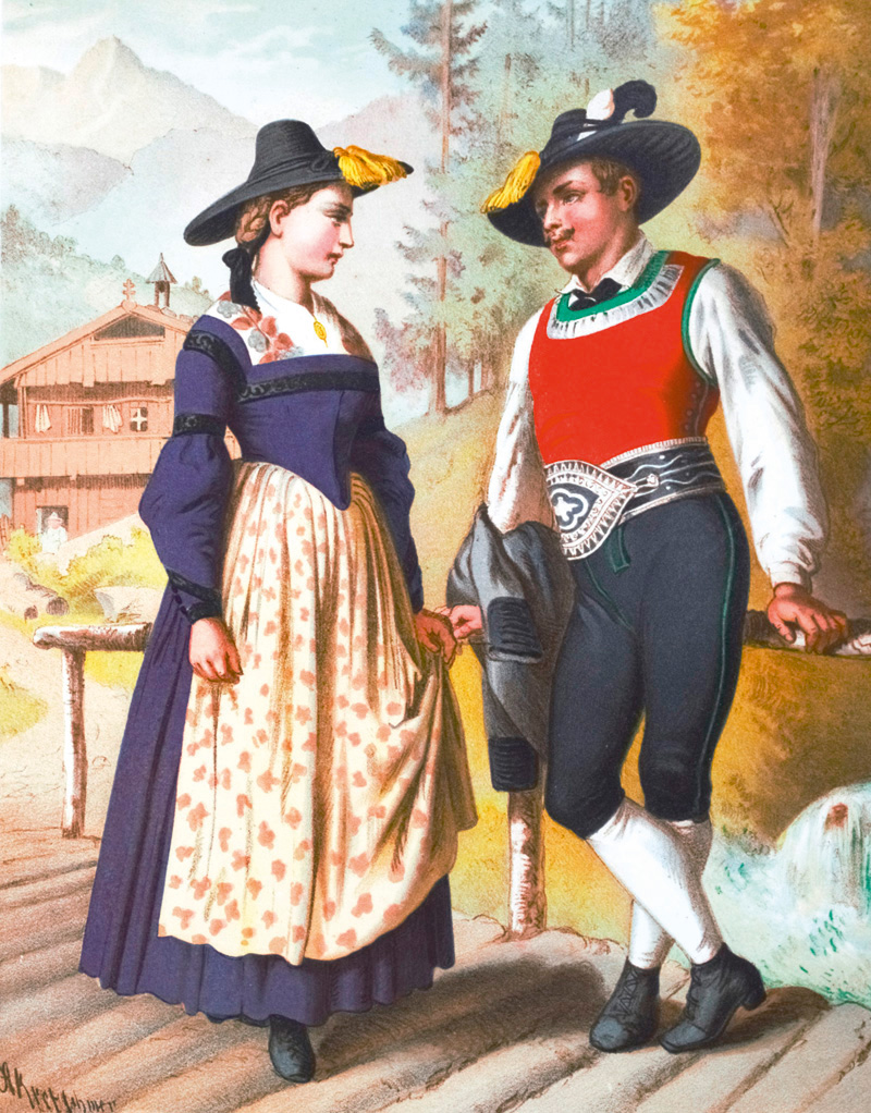 Lot 437, Auction 127, Kretschmer, Albert, Deutsche Volkstrachten