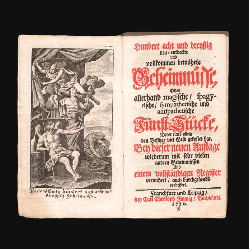 Lot 474, Auction 127, Hundert acht und dreyßig, neu-entdeckte und vollkommen bewährte Geheimnüsse