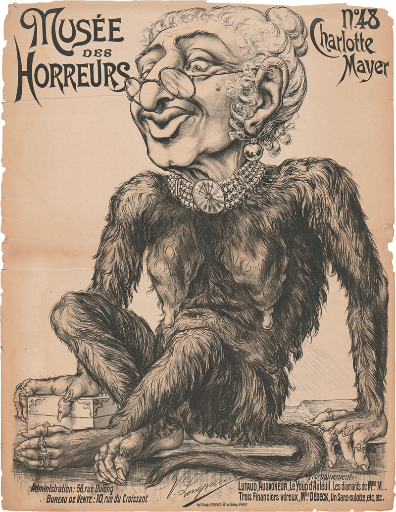 Lot 482, Auction 127, Musée des Horreurs, 48 Plakate nach Victor Lenepveu