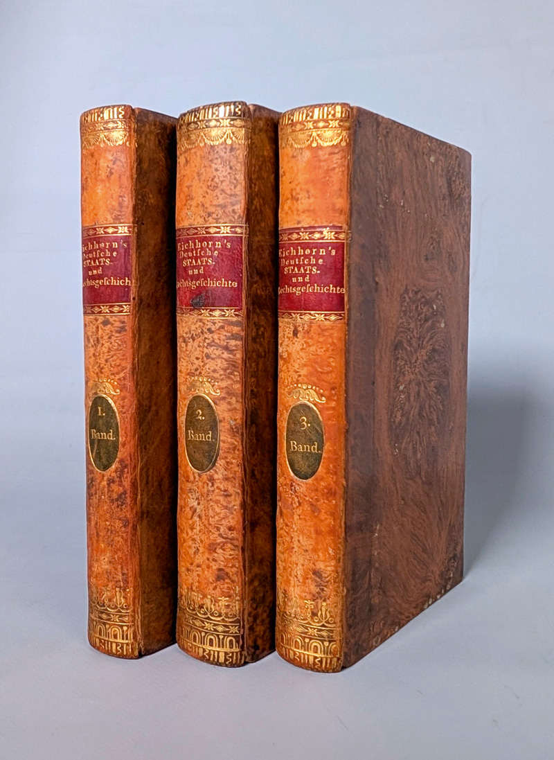Lot 514, Auction  127, Eichhorn, Karl Friedrich, Deutsche Staats- und Rechtsgeschichte
