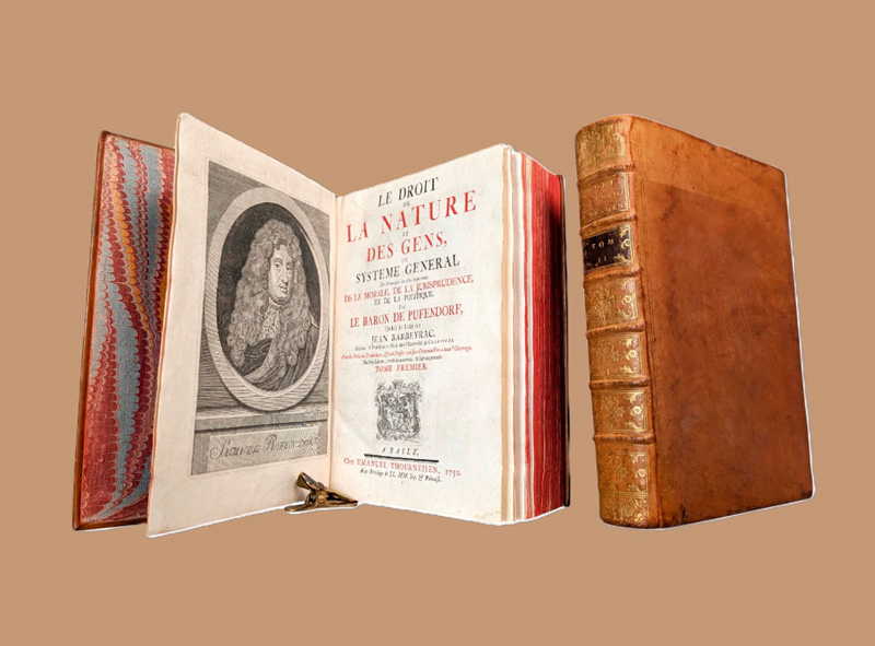 Lot 542, Auction 127, Pufendorf, Samuel von, Le droit de la nature et des gens
