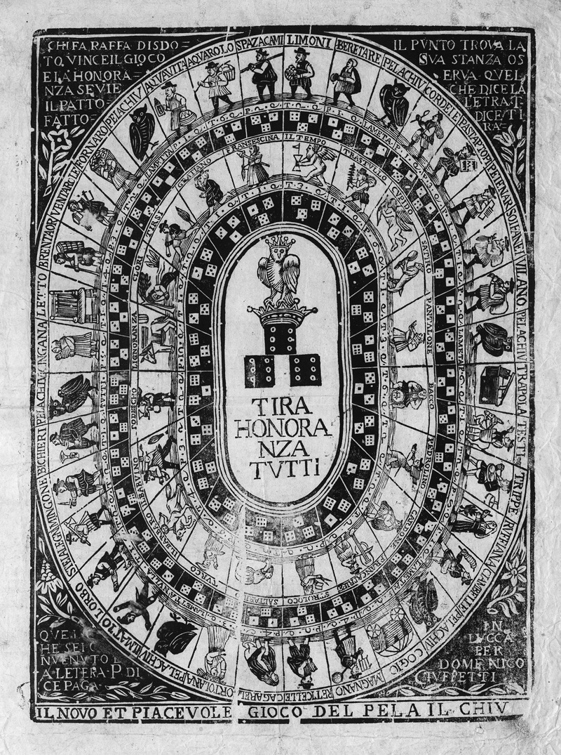 Lot 566, Auction 127, Würfelspiel und Ciuffetti, Domenico, Il novo e piacevole gioco del pela il chiu