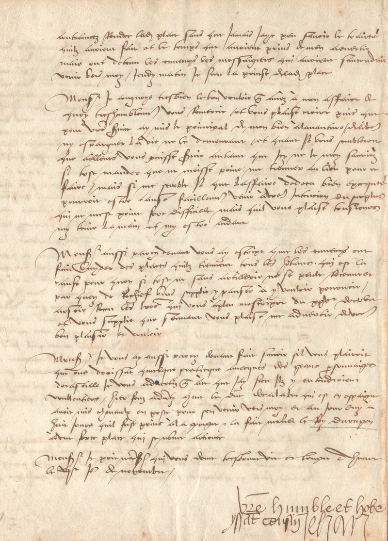 Lot 1006, Auction 127, Chapelle de Chambon, 2 mittelalterliche Urkunden. Französische Handschrift auf Pergament