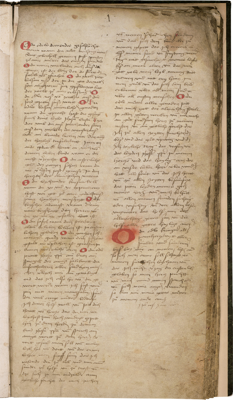 Lot 1019, Auction 127, Schwarcz, Ulrich, und Evangelien der Messe. Deutsche Handschrift auf Pergament