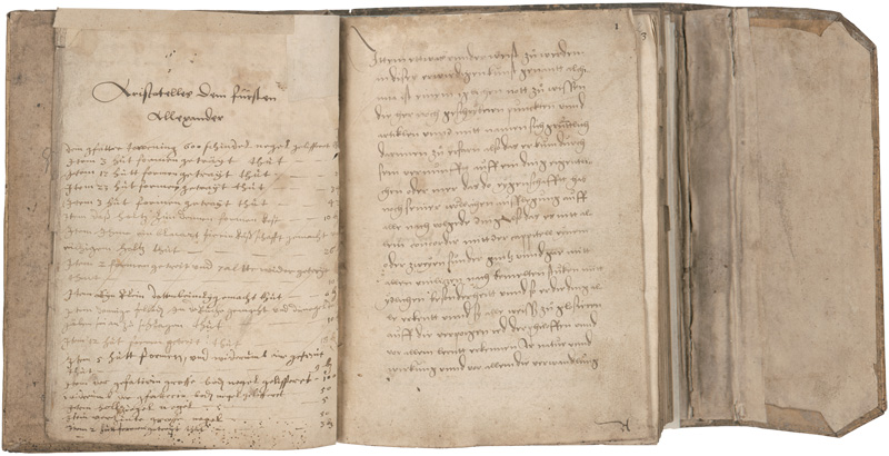 Lot 1029, Auction 127, Rosarium philosophorum, Alchemistische Sammelhandschrift. Deutsche Handschrift auf Papier.