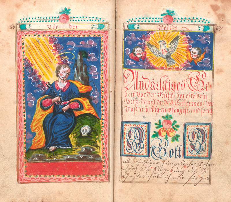 Lot 1049, Auction  127, Gebett Büchlein, aus Lindenhau im Egerland. Deutsche Handschrift auf Papier. 