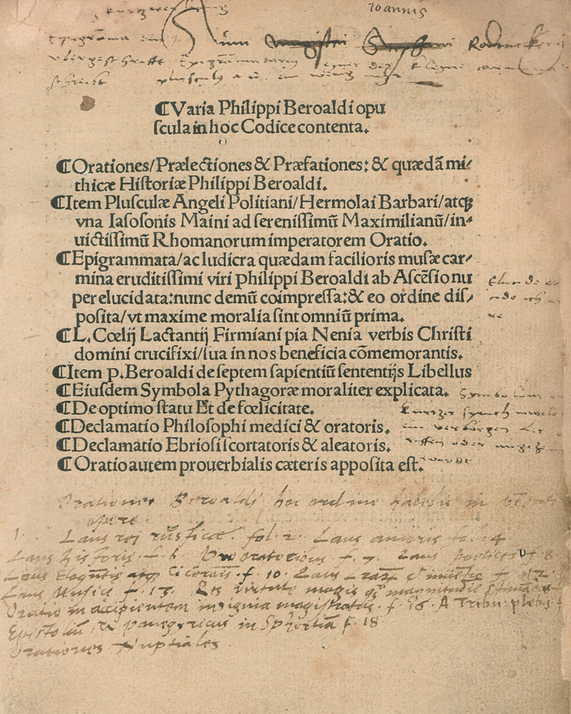 Lot 1086, Auction 127, Beroaldus, Philippus, Varia opuscula