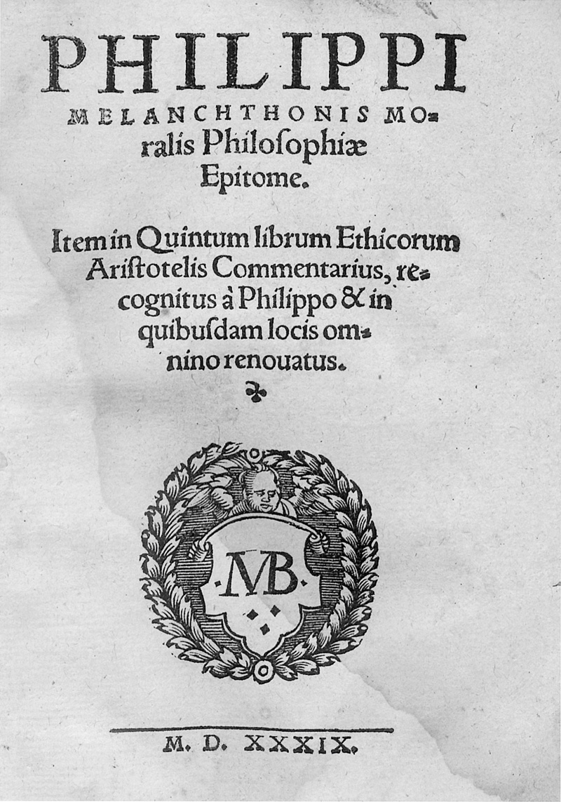 Lot 1164, Auction  127, Melanchthon, Philipp, Moralis philosophiae epitome