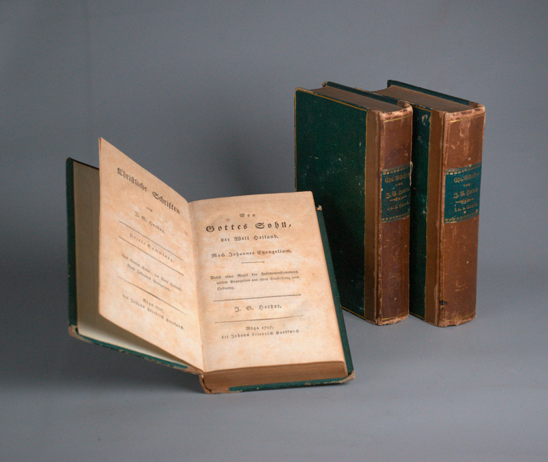 Lot 1249, Auction 127, Herder, Johann Gottfried, Christliche Schriften. Teil 1-5