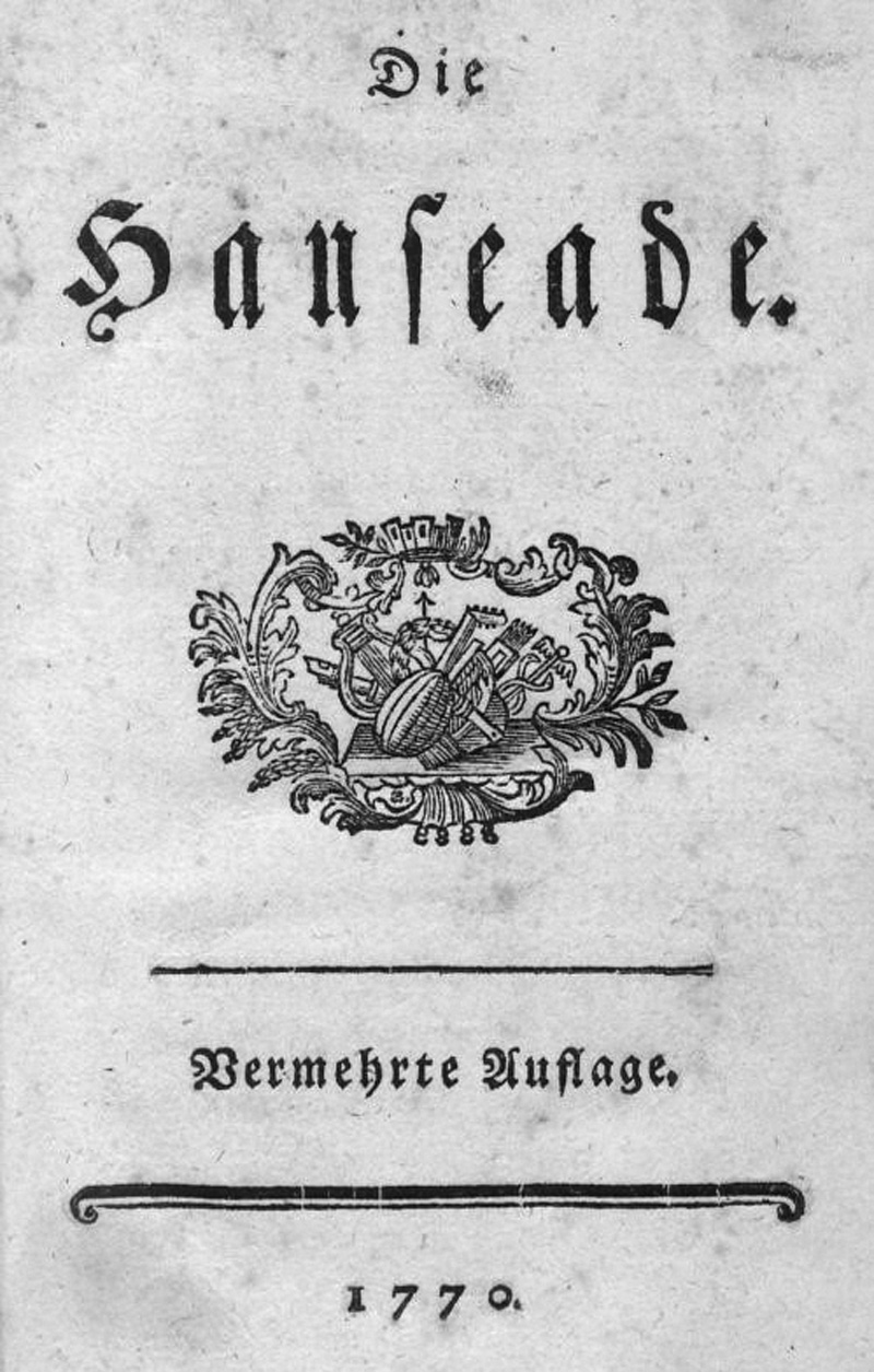 Lot 2111, Auction 127, Lucius, Georg Ignaz, Die Hanseade